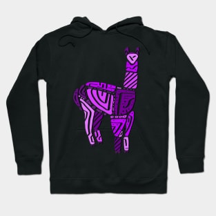 Abstract Llama Hoodie